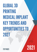 Global 3D Printing Medical Implant Key Trends and Opportunities to 2027