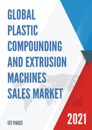 Global Plastic Compounding and Extrusion Machines Sales Market Report 2021