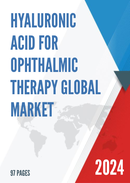 Global Hyaluronic Acid for Ophthalmic Therapy Market Research Report 2023