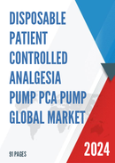 Global Disposable Patient Controlled Analgesia Pump PCA Pump Market Research Report 2023