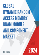 Global Dynamic Random Access Memory DRAM Module and Component Market Insights Forecast to 2029