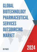 Global Biotechnology Pharmaceutical Services Outsourcing Market Size Status and Forecast 2021 2027