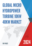 Global Micro Hydropower Turbine 10kw 40kw Industry Research Report Growth Trends and Competitive Analysis 2022 2028