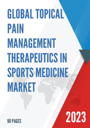 Global Topical Pain Management Therapeutics in Sports Medicine Market Research Report 2023