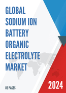 Global Sodium Ion Battery Organic Electrolyte Market Research Report 2023
