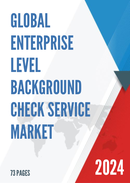 Global Enterprise Level Background Check Service Market Research Report 2024