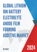 Global Lithium Ion Battery Electrolyte Anode Film Forming Additive Market Research Report 2023