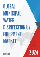 Global Municipal Water Disinfection UV Equipment Market Research Report 2022