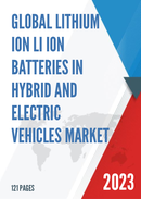 Global Lithium ion Li ion Batteries in Hybrid and Electric Vehicles Market Insights and Forecast to 2028