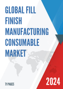 Global Fill Finish Manufacturing Consumable Market Insights Forecast to 2028