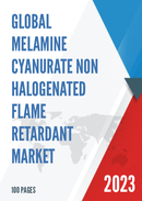 Global Melamine Cyanurate Non Halogenated Flame Retardant Market Research Report 2023