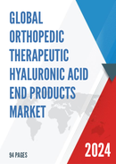 Global Orthopedic Therapeutic Hyaluronic Acid End Products Market Research Report 2023