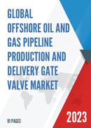 Global Offshore Oil and Gas Pipeline Production and Delivery Gate Valve Market Research Report 2023