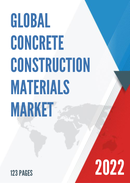Global Concrete Construction Materials Market Outlook 2022