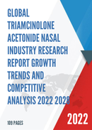 Global Triamcinolone Acetonide Nasal Industry Research Report Growth Trends and Competitive Analysis 2022 2028