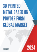 Global 3D Printed Metal Based on Powder Form Market Insights Forecast to 2028