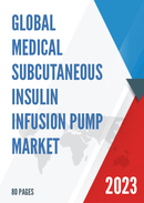 Global Medical Subcutaneous Insulin Infusion Pump Market Research Report 2023