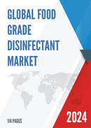 Global Food Grade Disinfectant Market Insights Forecast to 2028