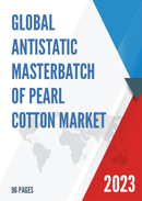 Global Antistatic Masterbatch Of Pearl Cotton Market Insights and Forecast to 2028