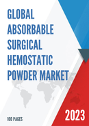 Global Absorbable Surgical Hemostatic Powder Market Research Report 2023