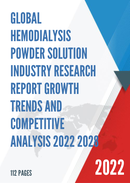 Global Hemodialysis Powder Solution Industry Research Report Growth Trends and Competitive Analysis 2022 2028