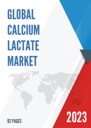 Global Calcium Lactate Market Research Report 2023