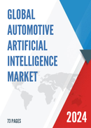 Global Automotive Artificial Intelligence Industry Research Report Growth Trends and Competitive Analysis 2022 2028