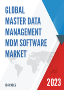 Global Master Data Management MDM Software Market Insights Forecast to 2028