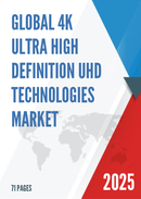Global 4k Ultra High Definition UHD Technologies Market Size Status and Forecast 2021 2027