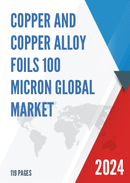 Global and China Copper and Copper alloy Foils 100 Micron Market Insights Forecast to 2027