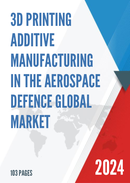 Global 3D Printing Additive Manufacturing in the Aerospace Defence Sales Market Report 2023