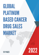 Global Platinum based Cancer Drug Sales Market Report 2022