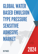 Global Water Based Emulsion Type Pressure Sensitive Adhesive Market Research Report 2024